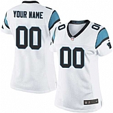 Women Nike Carolina Panthers Customized White Team Color Stitched NFL Game Jersey,baseball caps,new era cap wholesale,wholesale hats